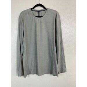 Ten Thousand Mens Lightweight Long Sleeve Performance Shirt size Medium Gray